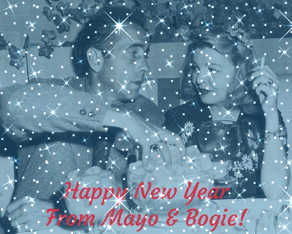 Mayo Methot, Humphrey Bogart, New Year